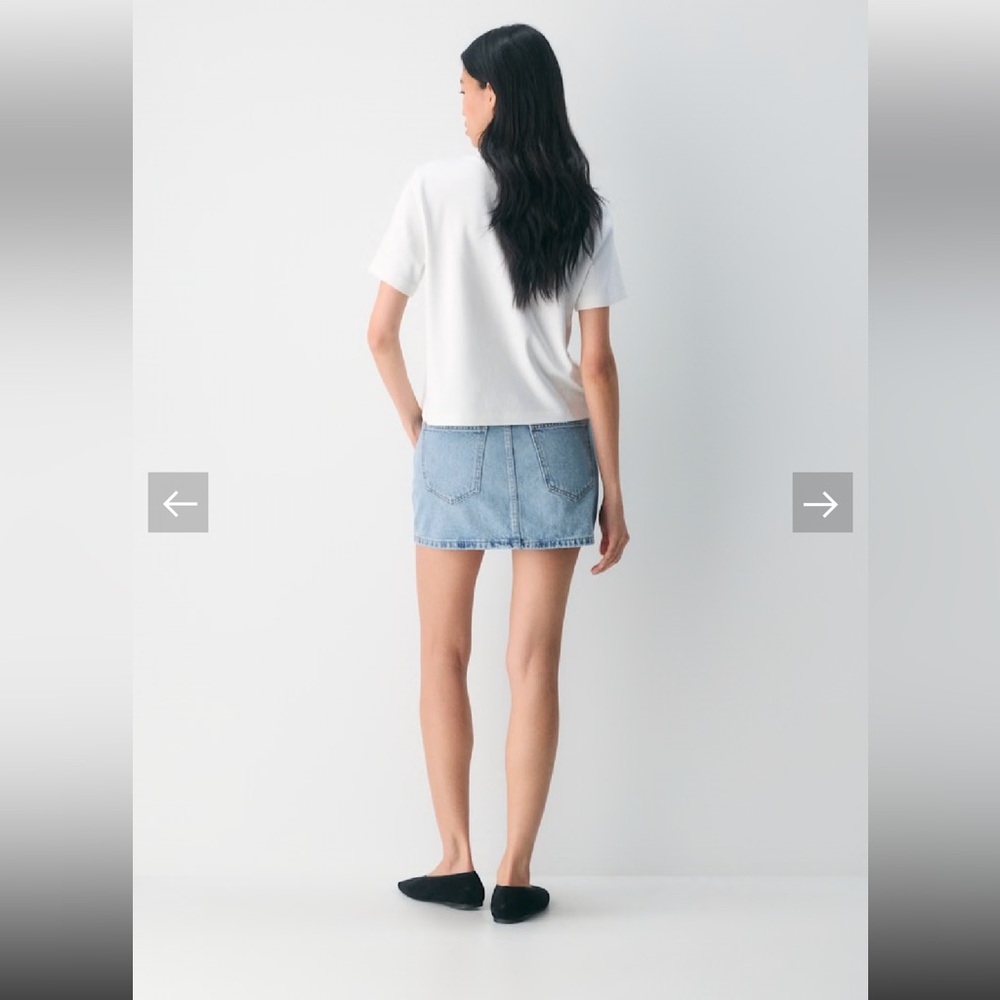 Aritzia Denim Forum The '90s Ricci Denim Jean Skirt, size 23 - Picture 10 of 15